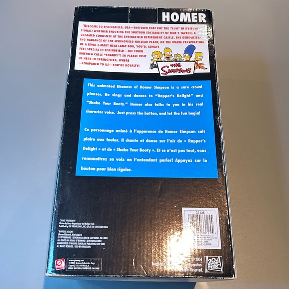 The Simpsons Homer Rappers Delight Y2K Rare Collectible Pop Culture Vintage - Picture 6 of 13